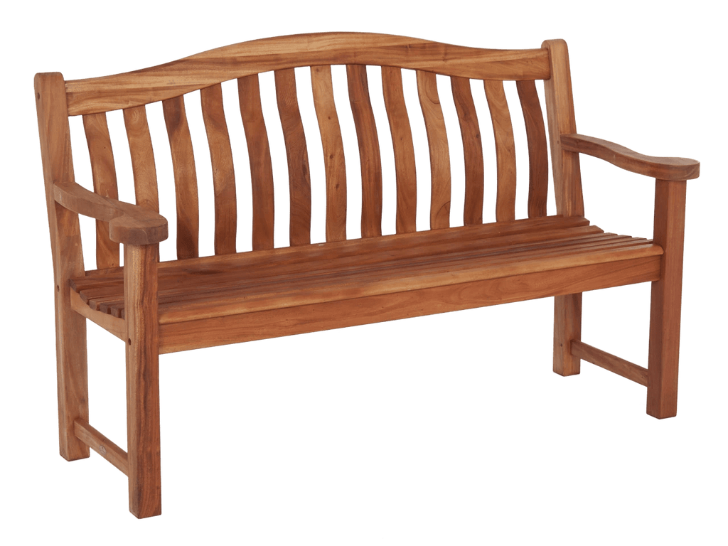 CORNIS MAHOGANY WOOD TURNBERRY BENCH 5FT (FSC 100%) - Rathwood Store