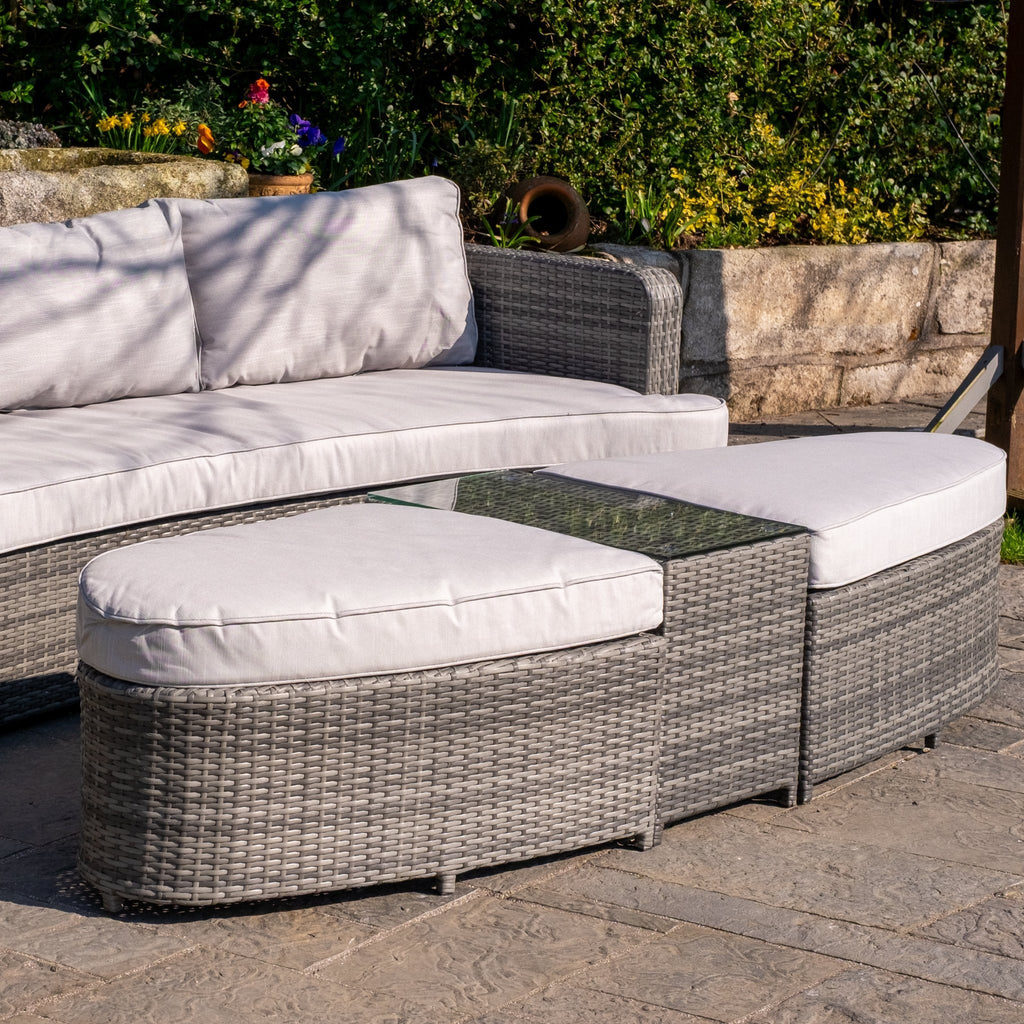 Corsica Sofa Set (Grey) - Rathwood Store