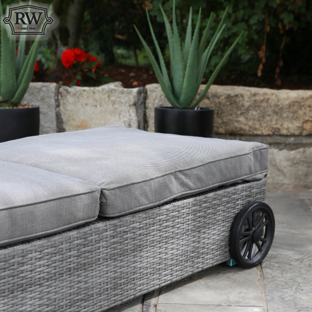 Cuba - Sun Lounger (Grey) - Rathwood Store