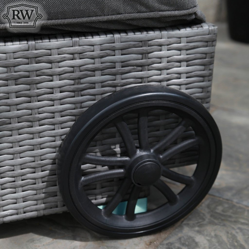 Cuba - Sun Lounger (Grey) - Rathwood Store