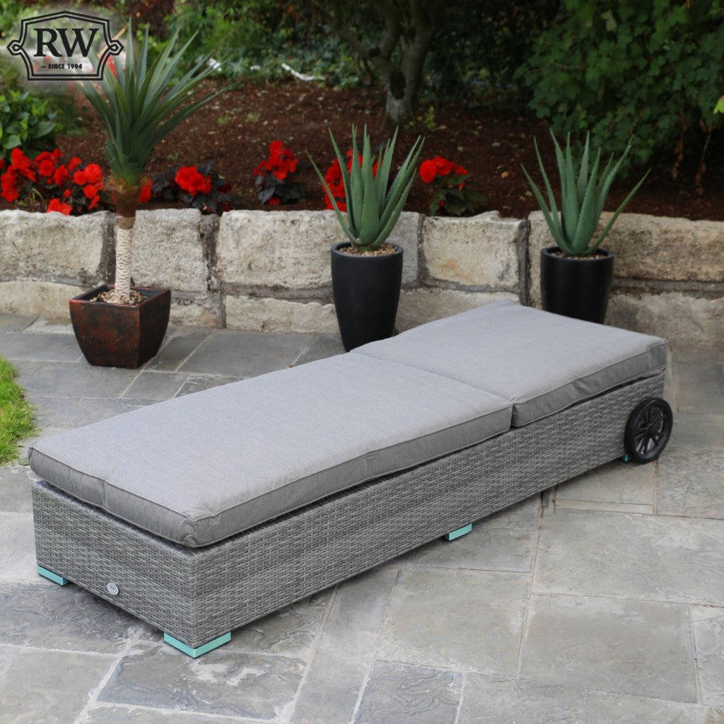 Cuba - Sun Lounger (Grey) - Rathwood Store