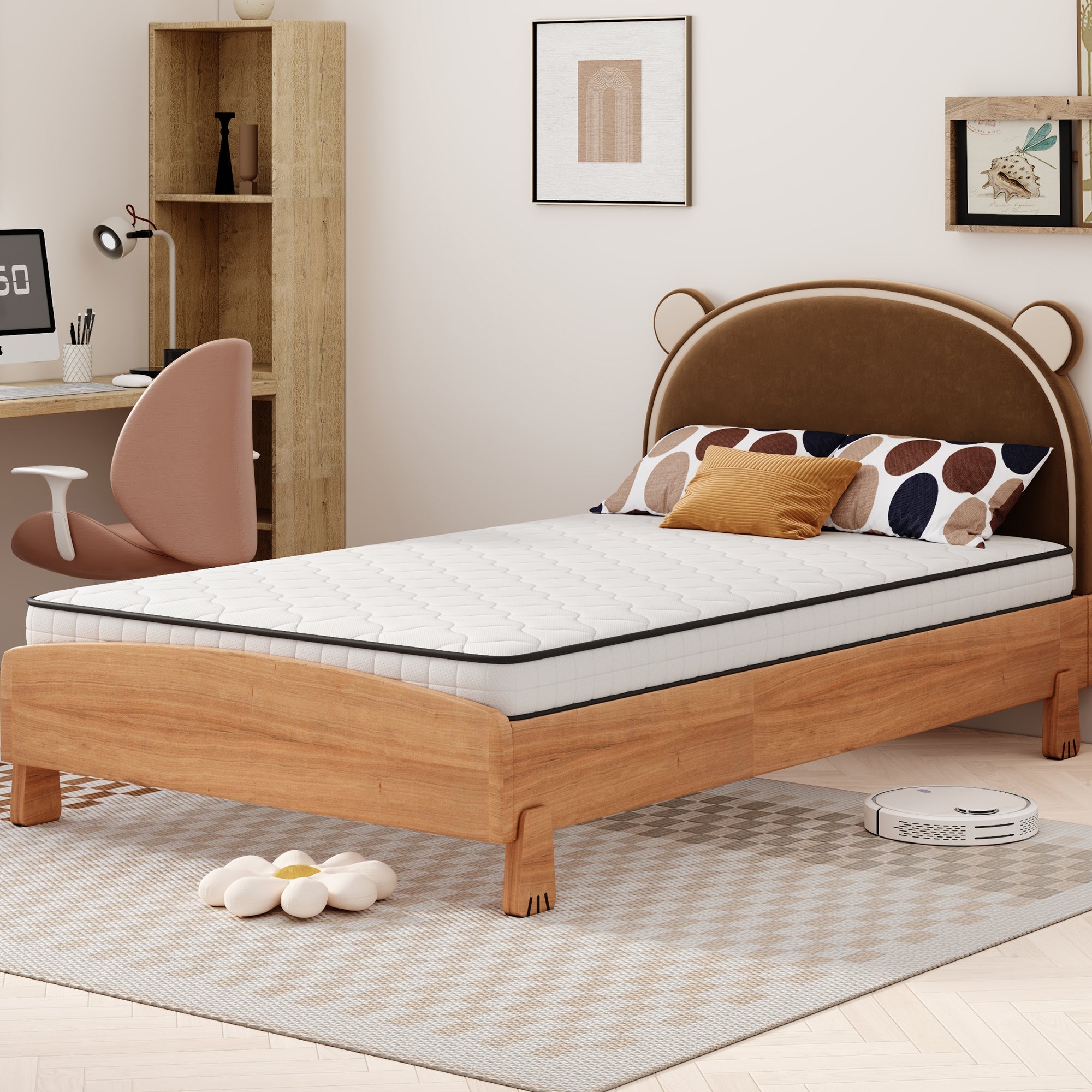 Spring Mattress 90x200cm 12cm H3 Lumbar Support