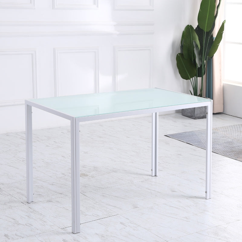 Dining Table 120x60cm Modern Design - White