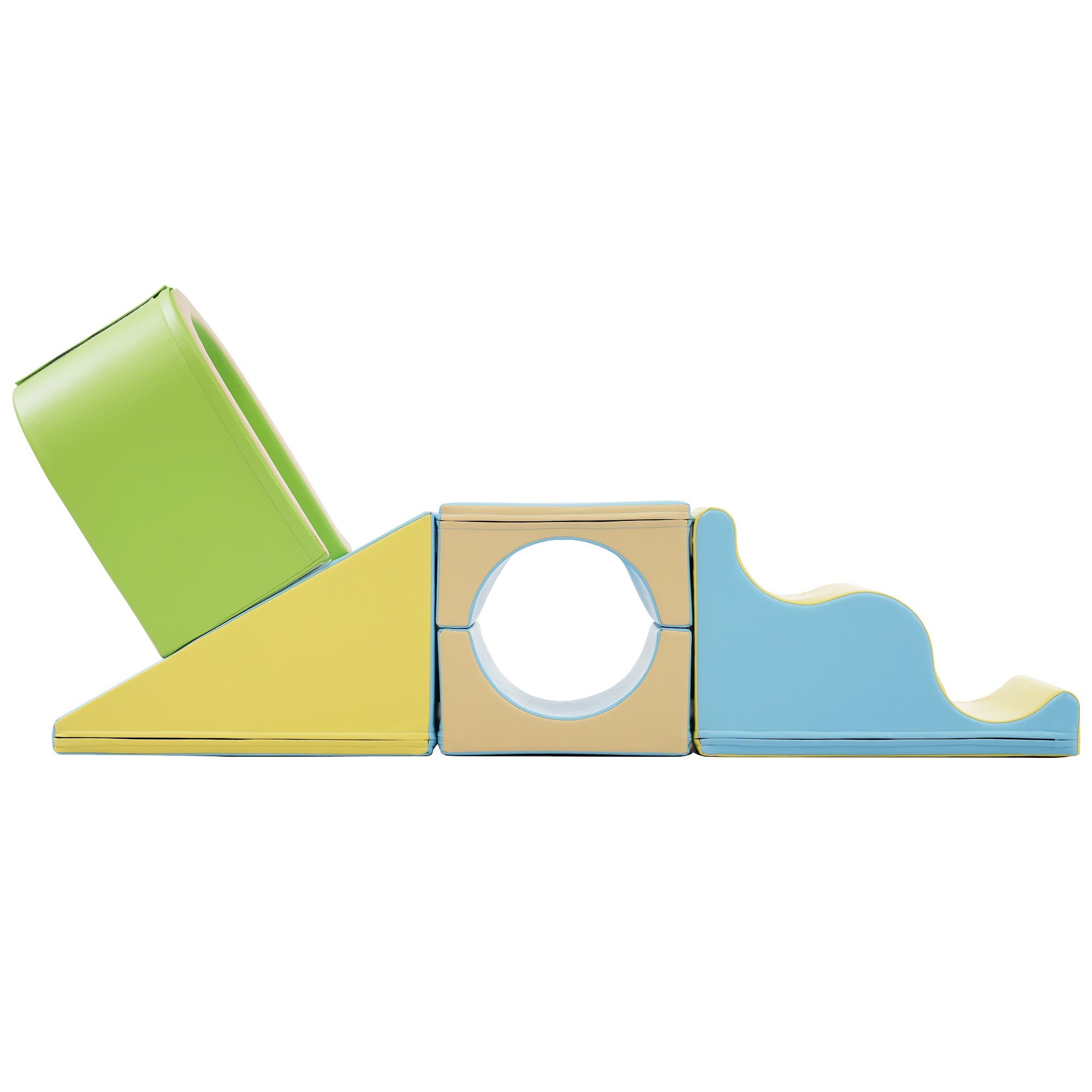 6-in-1 foam building blocks: creative play, crawling, sliding, colorful