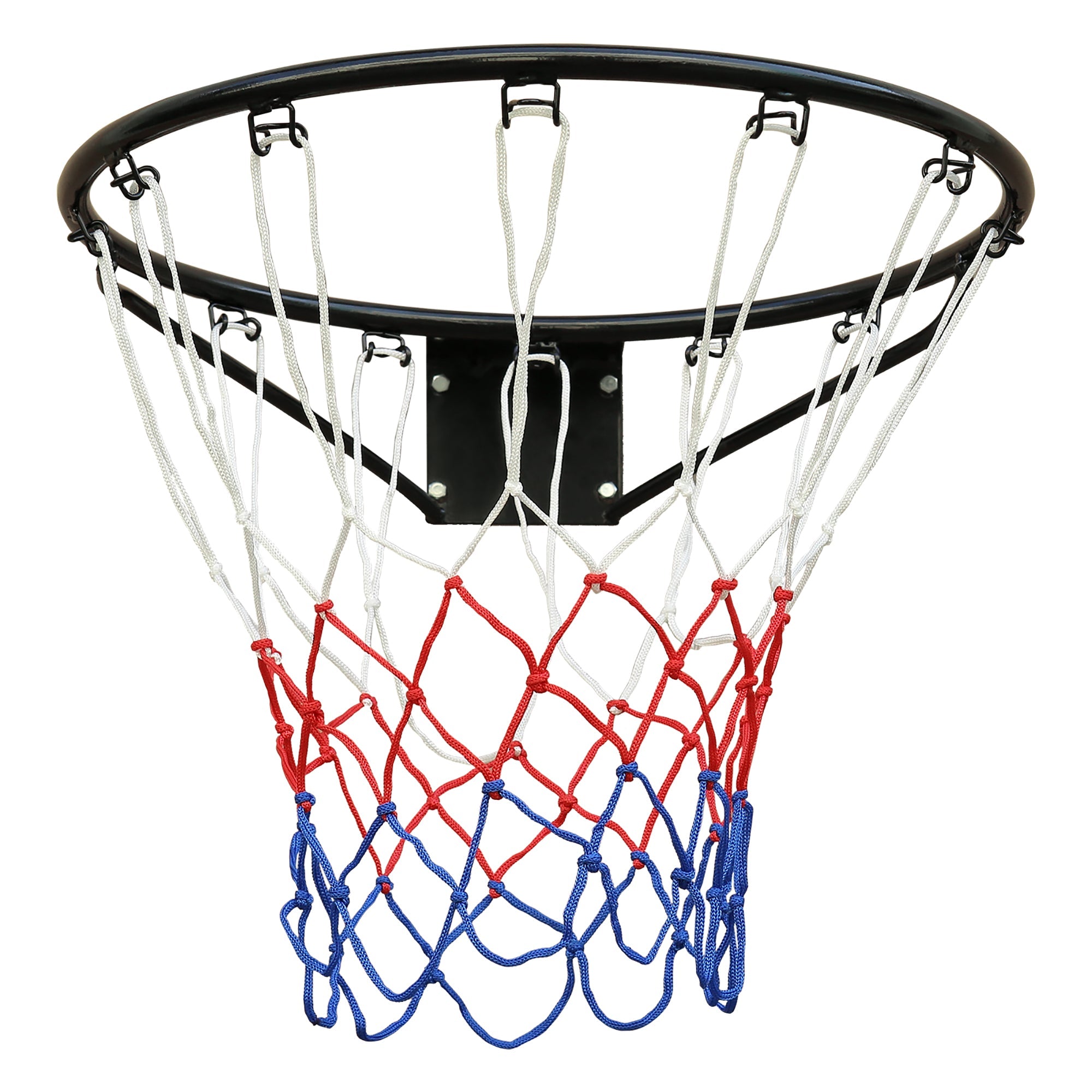 Basketball Rim, Durable Steel Weather-Resistant, Black