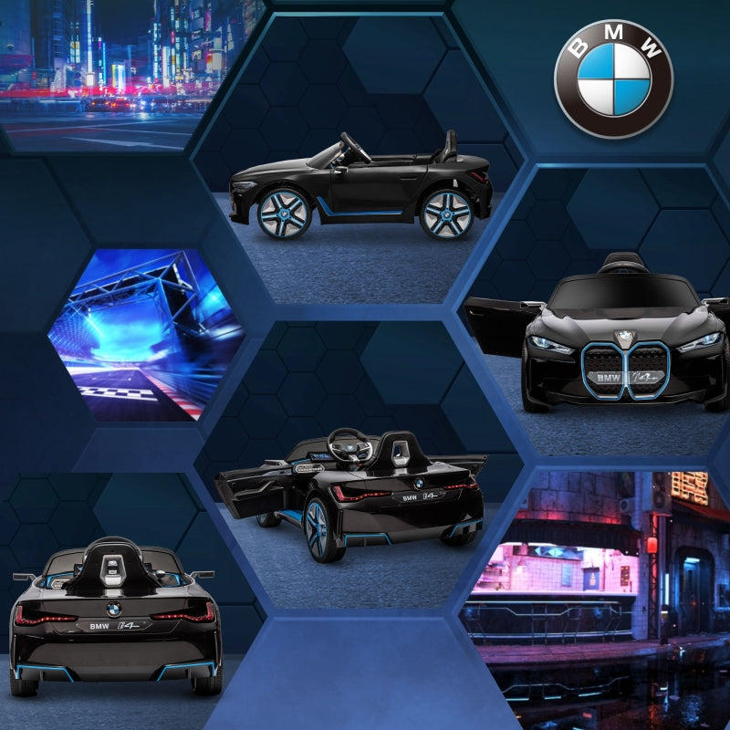 Children's Ride-on Car with Remote Control and Multimedia Player, Black