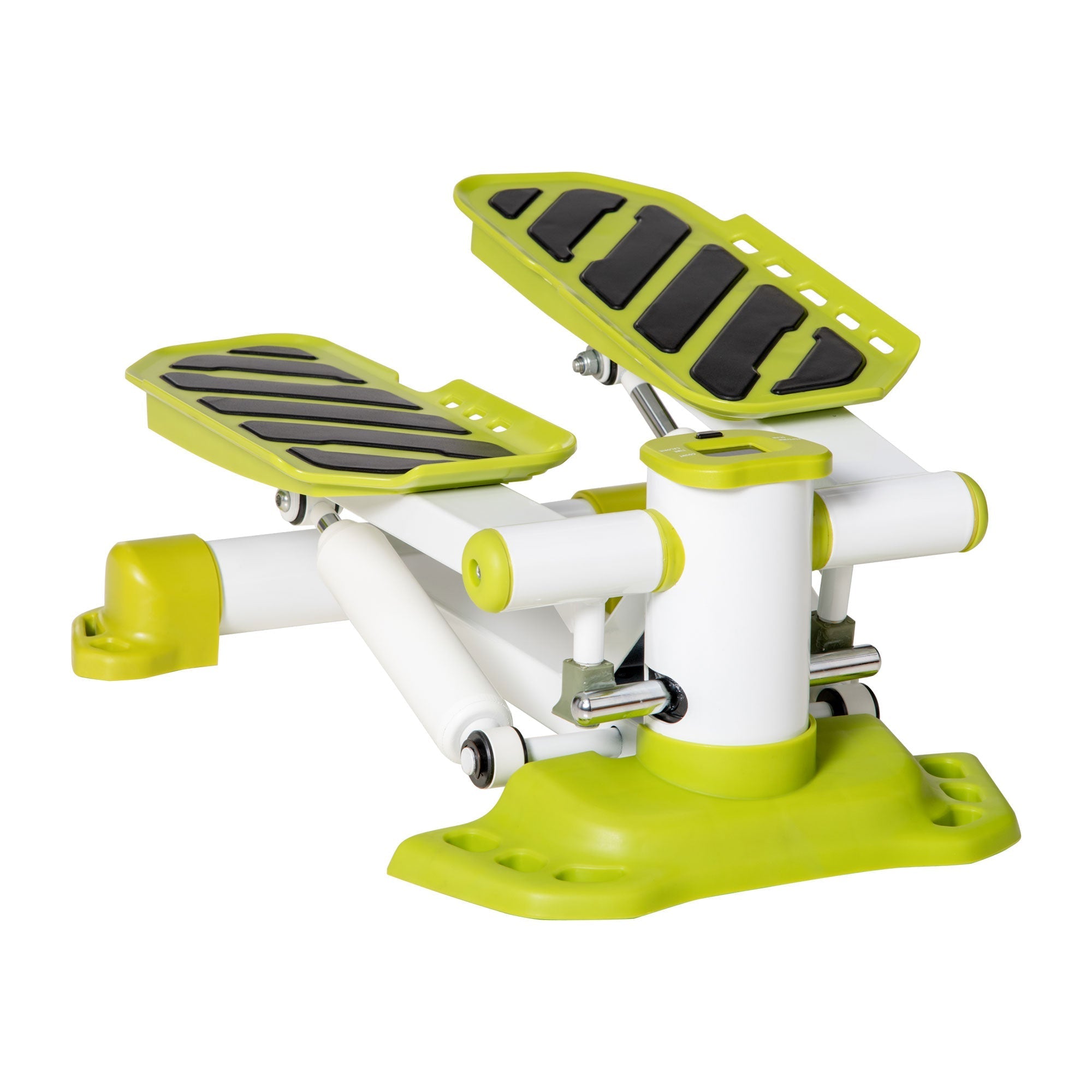 Mini-Stepper, rutschfester Auf- und Ab-Stepper mit LCD-Display, Stahl, Gelb