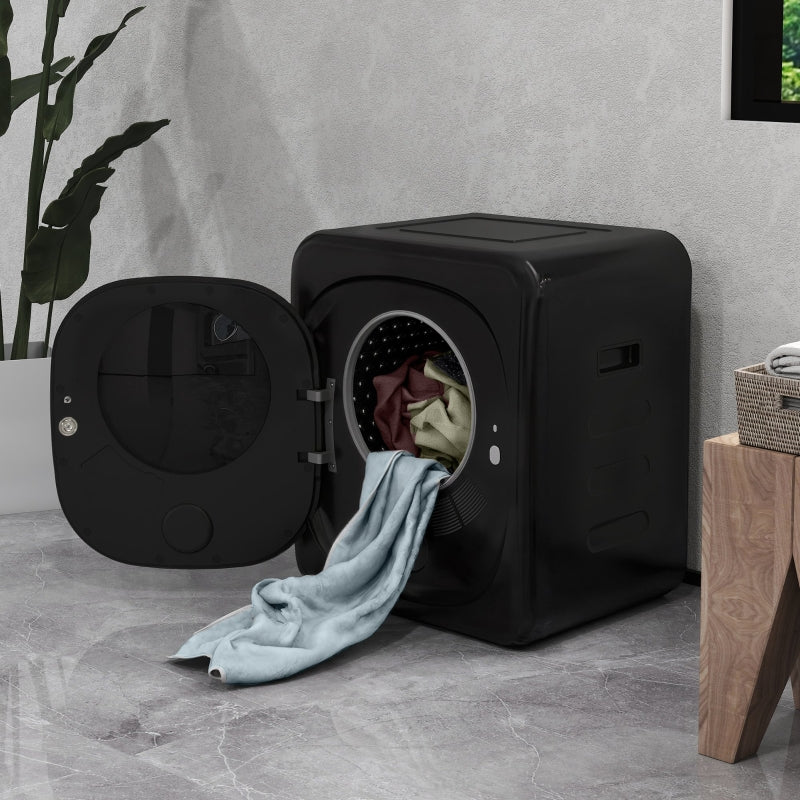 Mini Clothes Dryer, 6 Programs 4 kg 800W, Black