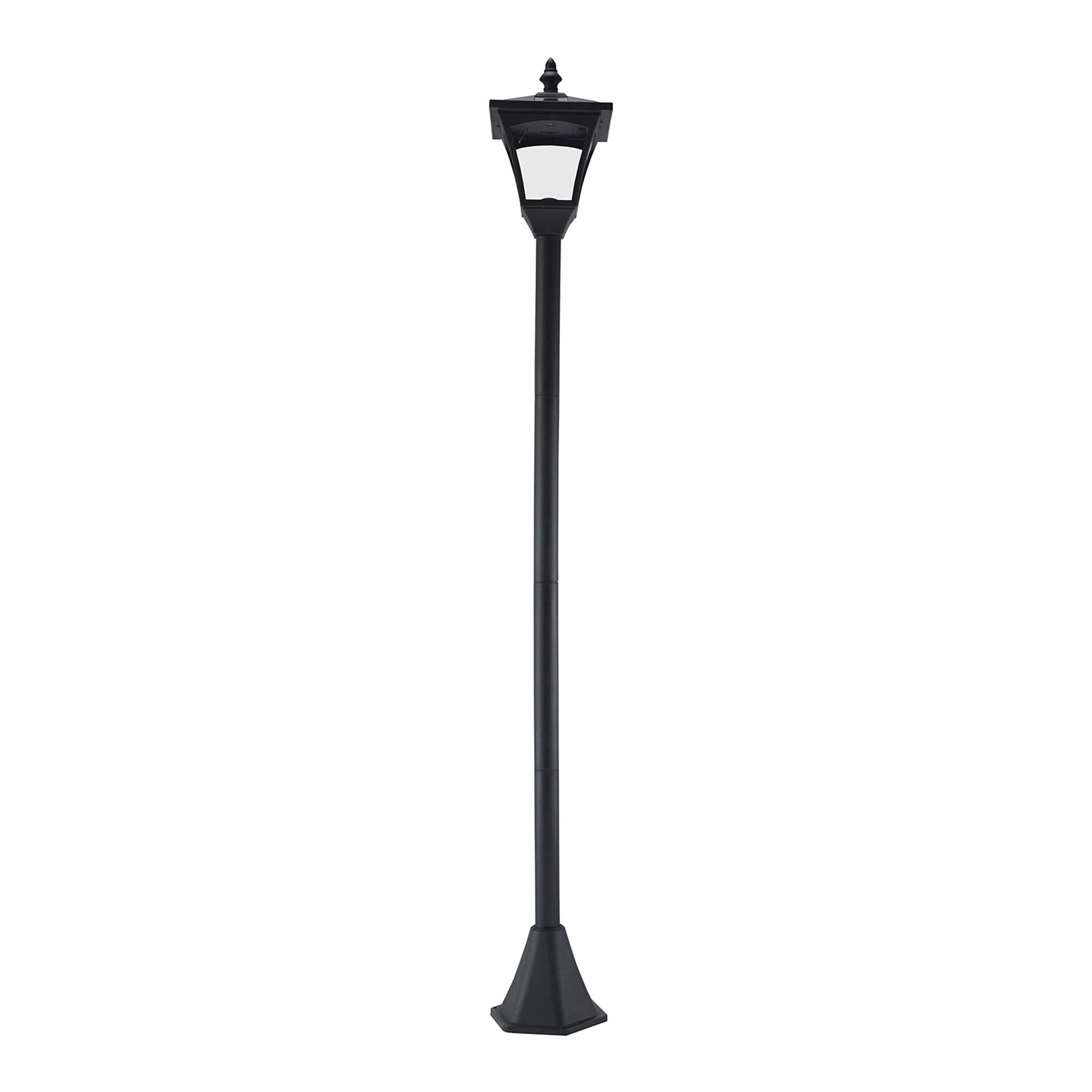 Solar Lantern LED 10 Lumen 15 x 15 x 120cm Black