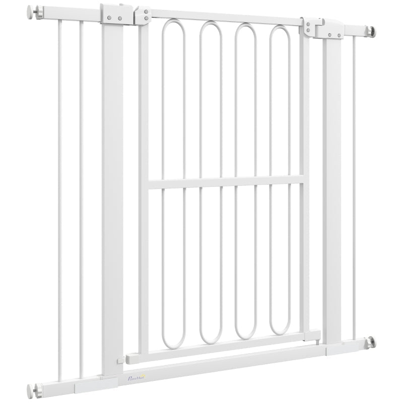 Hundeschutzgitter, 76-104 cm, Treppe, Metall