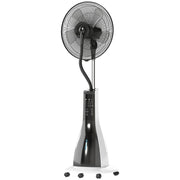 Water-Cooled Pedestal Fan, Misting, Remote, 3 Speed, 3L Tank, 90W, 125cm with Wheels