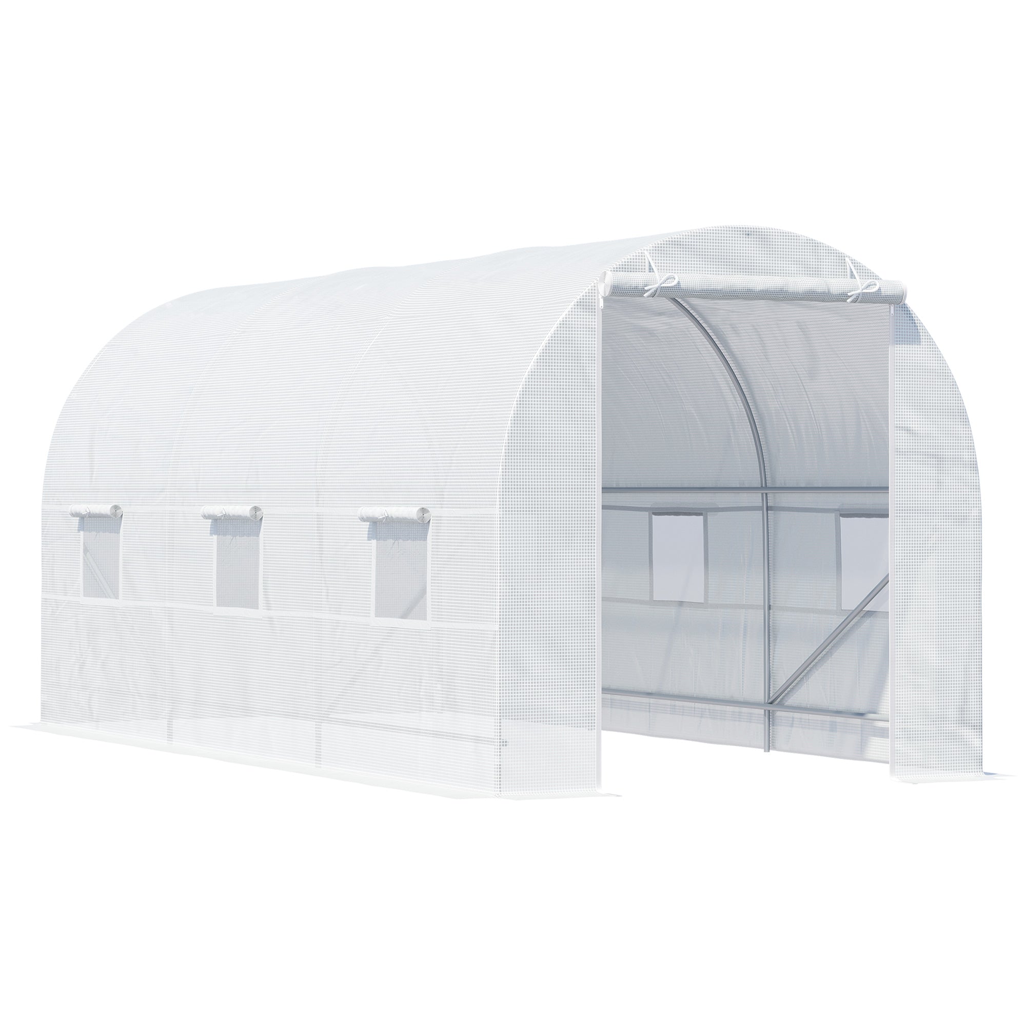 Greenhouse 450x200x200cm Robust Plant House UV-resistant Foil