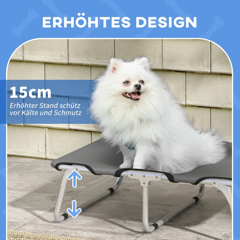 Dog Bed, Foldable, Robust, Grey