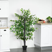 Artificial Banyan Tree, Natural-looking Decoration, 20 x 145 cm, Solid Wood