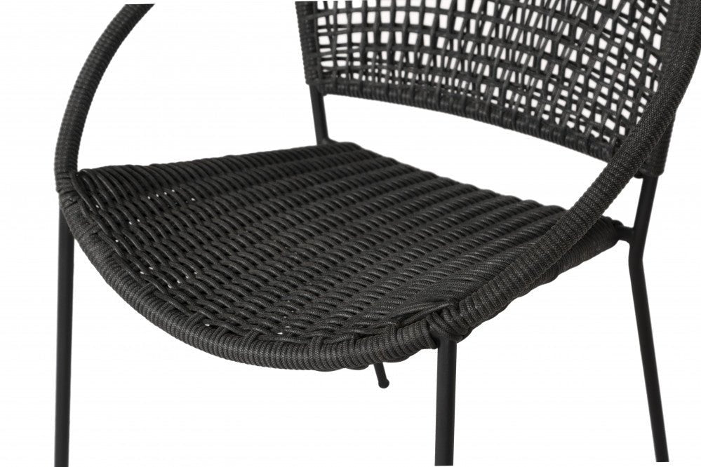 Dakota Black Outdoor Bistro Set - Rathwood Store