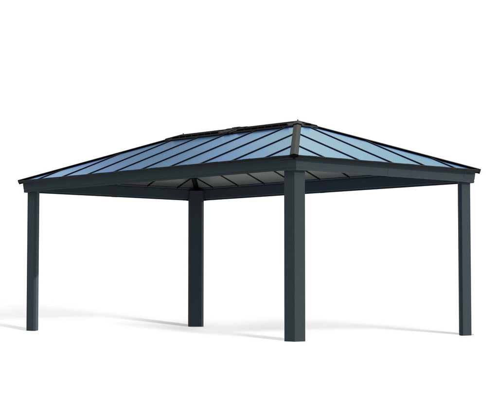 Dallas 12 ft. x 20 ft. Gazebo Kit - Grey Structure - Rathwood Store