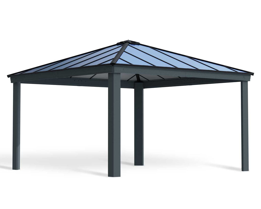 Dallas 14 ft. x 14 ft. Gazebo Kit - Grey Structure - Rathwood Store