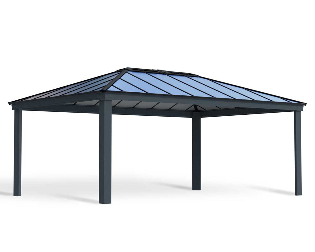 Dallas 14 ft. x 20 ft. Gazebo Kit - Grey Structure - Rathwood Store