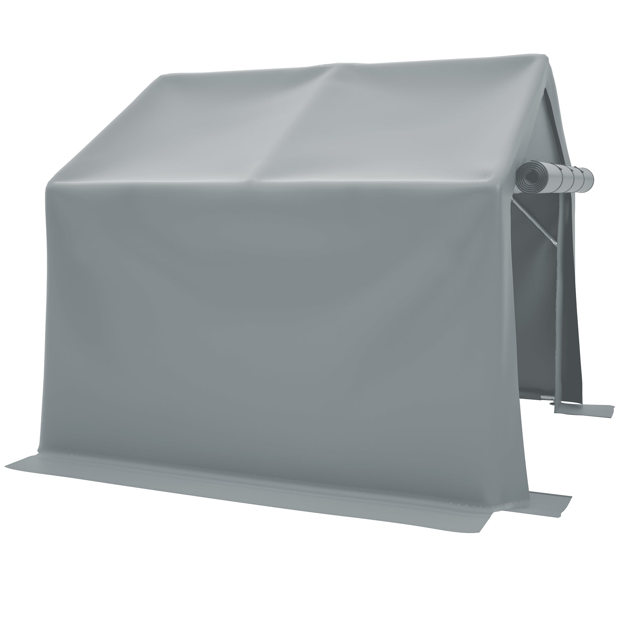 Garden Shed Storage Garage Bicycle Tool Tent 244x241x217cm Dark Grey