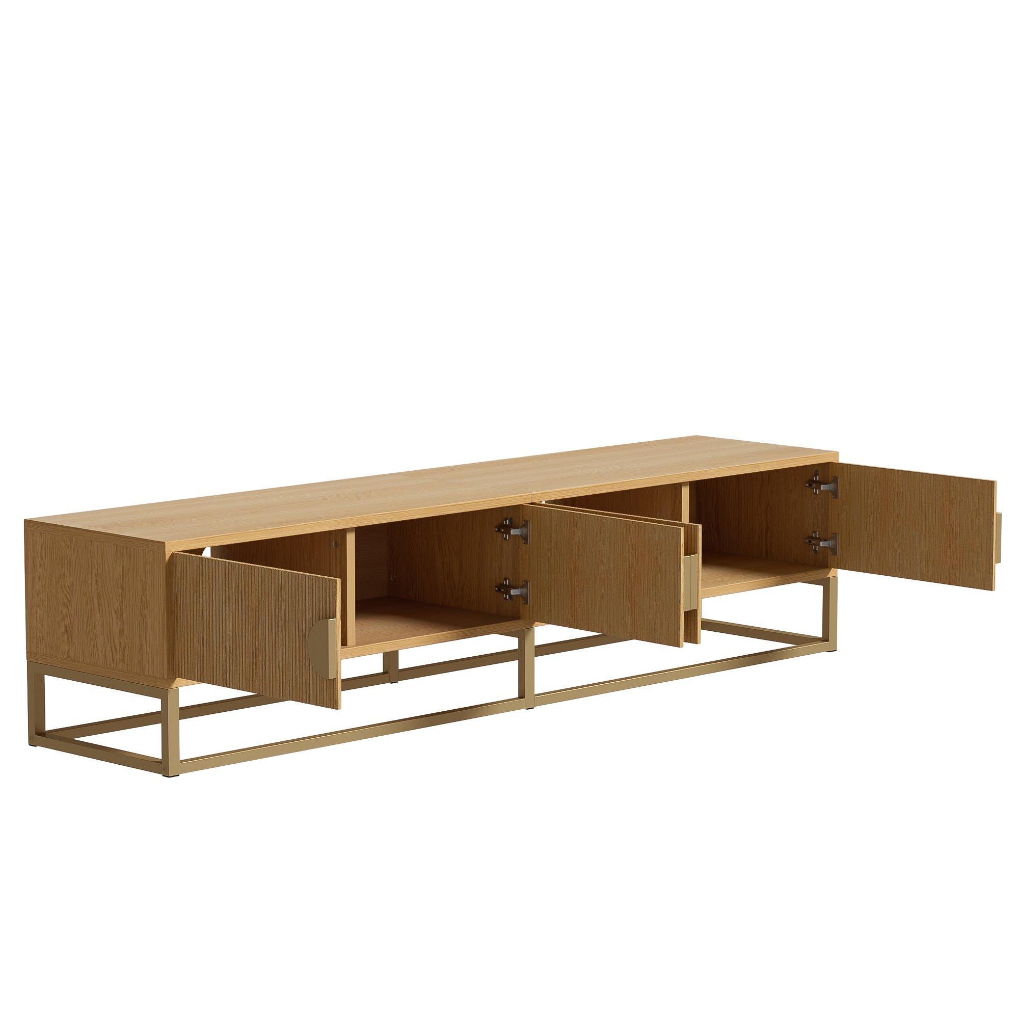TV Cabinet 180 cm, Wood Grain Finish