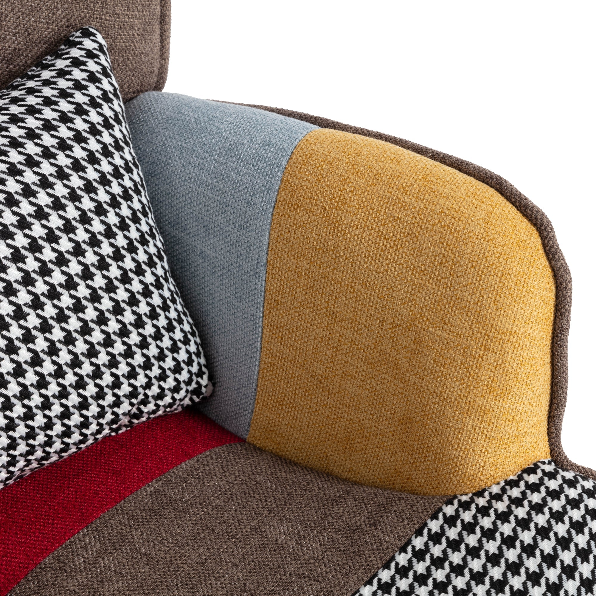 Leisure Chair with Footrest, Backrest, and Cushion, Color-matching
