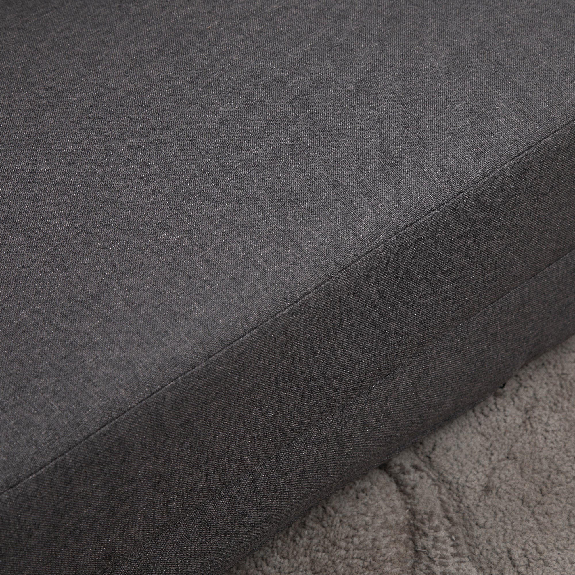 Floor Chair Folding Bed Sofa Adjustable Linen
