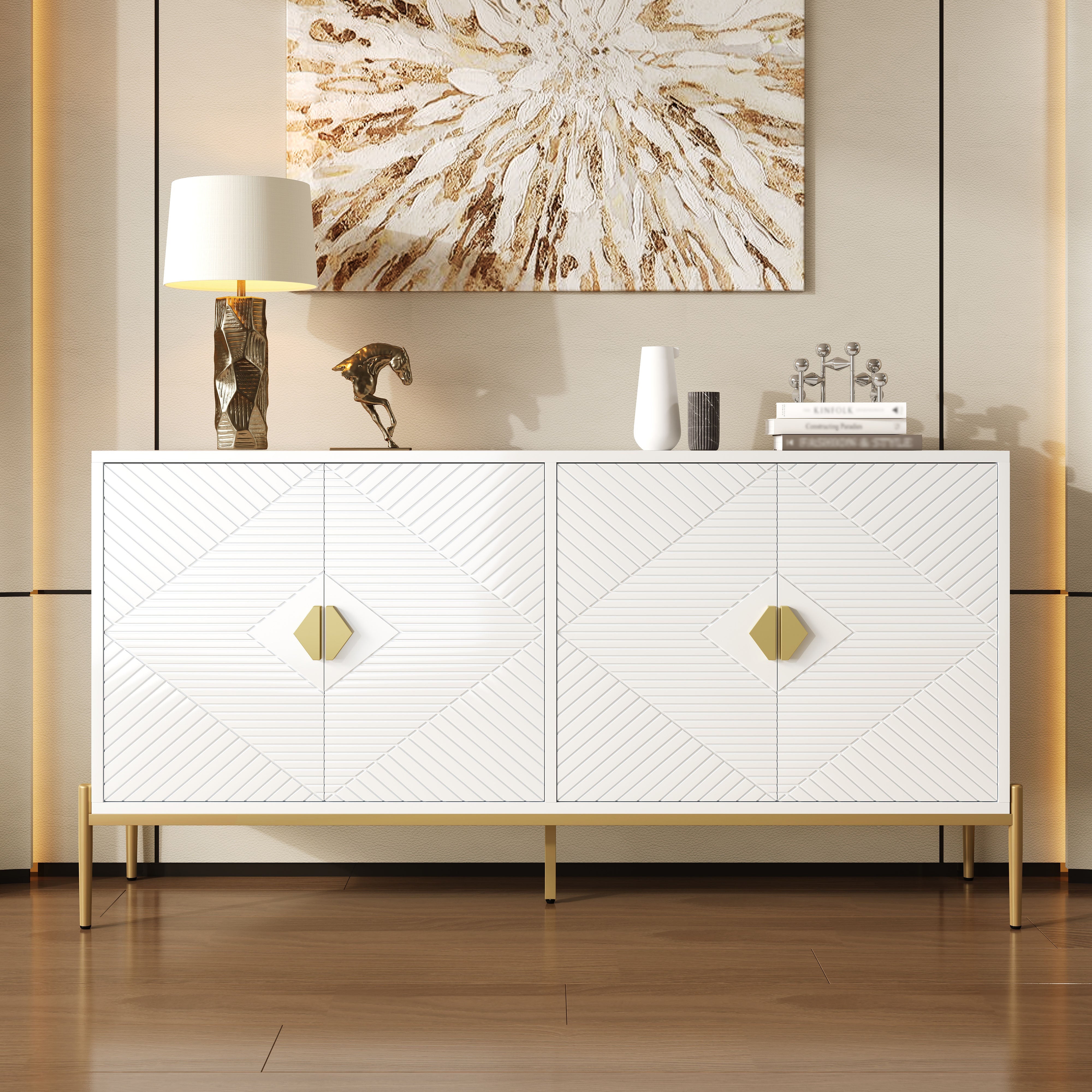 Modern Sideboard/Cabinet Storage Chest of Drawers 162 x 40 x 80cm