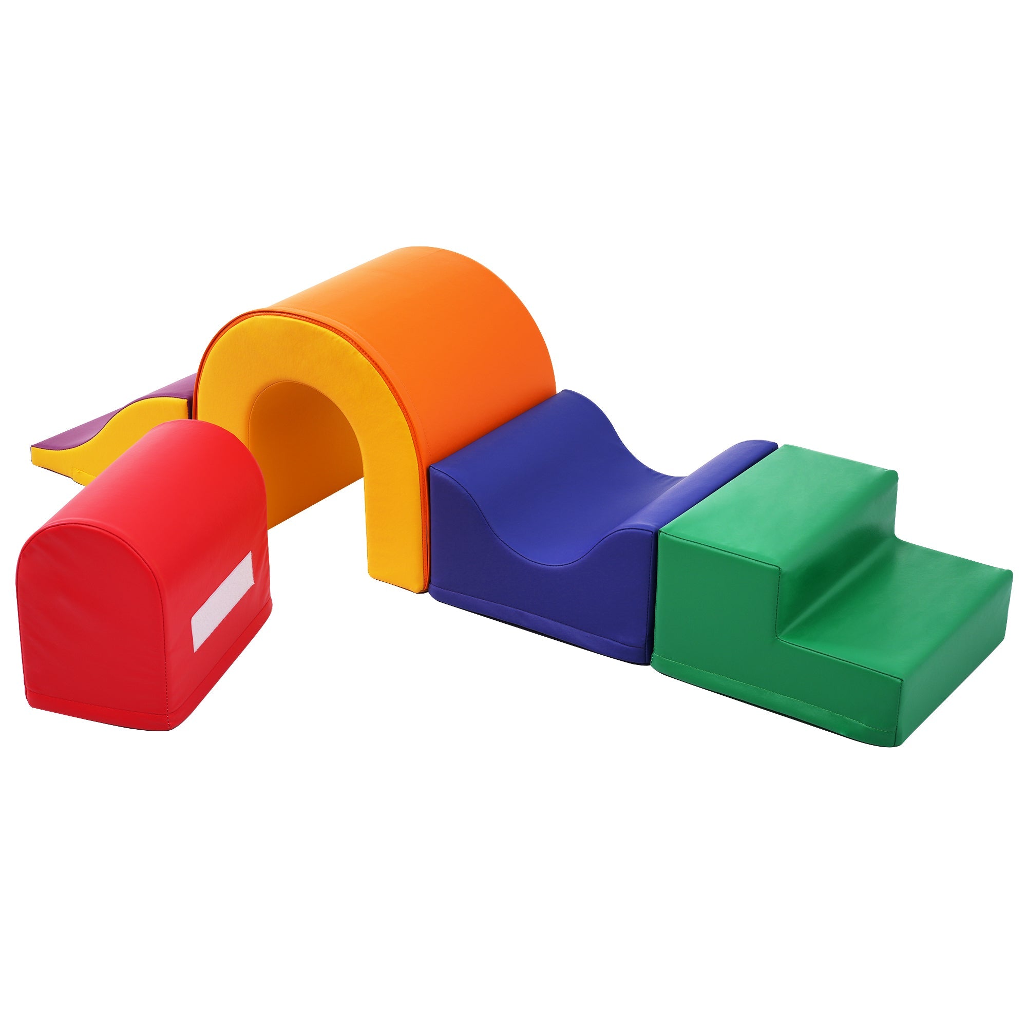 5-in-1 Giant Soft Foam Building Blocks for Kids, Colorful
