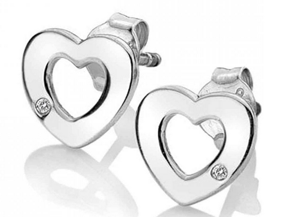 Diamond Amulets Heart Earrings - Rathwood Store