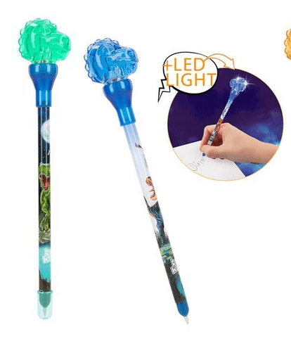 Dino World Ballpen w/Light - Rathwood Store