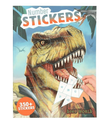 Dino World Number Stickers - Rathwood Store