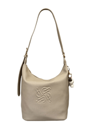 DJ Logo Slouch Hobo Bag - Coconut Cream - Rathwood Store