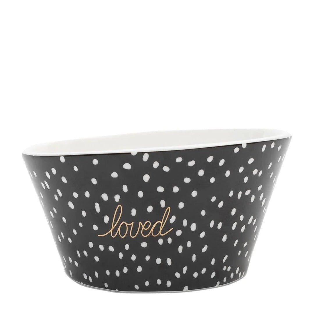 Dots & Stripes Loved Bowl - Rathwood Store