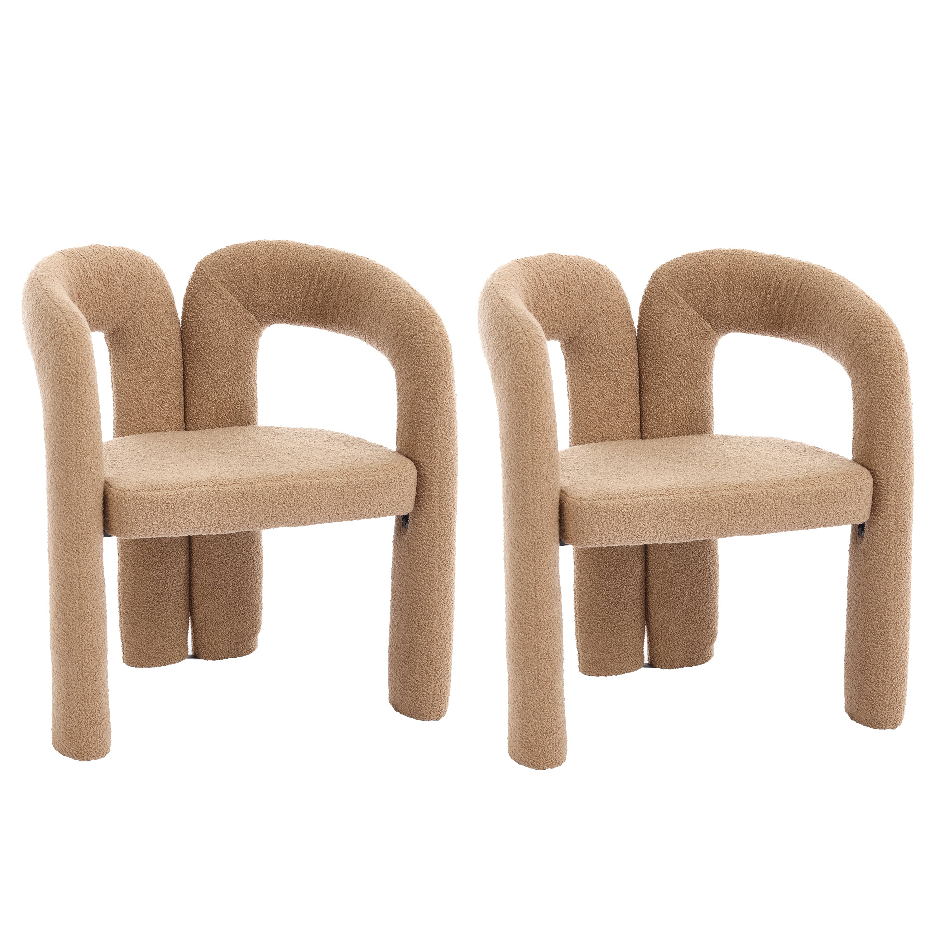 Ergonomic Armchair, Convertible with Sophisticated Back Support, Teddy Pile