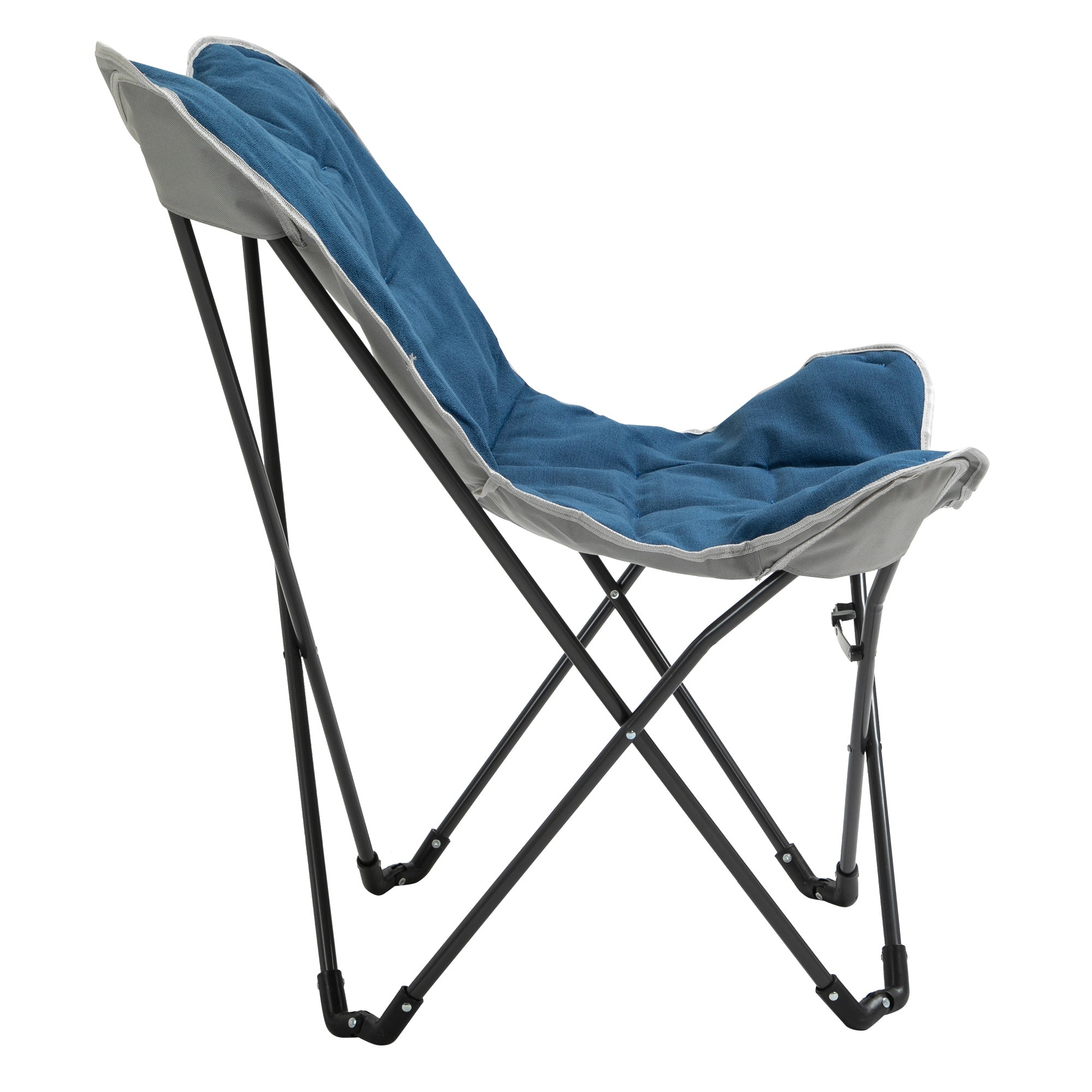 Faltbarer Campingstuhl, 120 kg Tragkraft, leicht, tragbar, Stahl