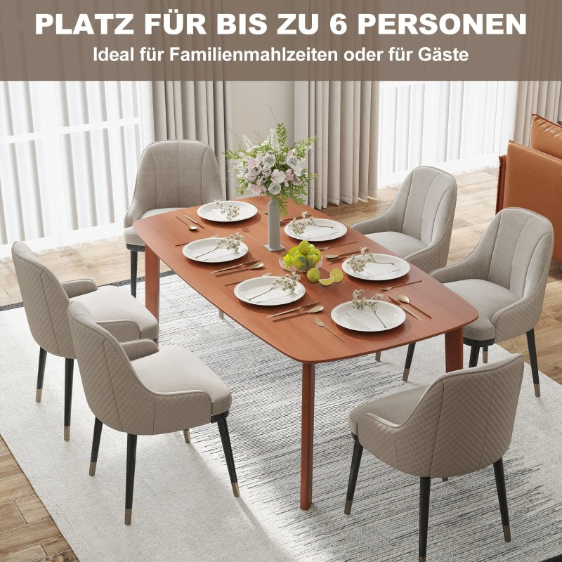 Esstisch, Landhausstil 150 x 80 cm, Holz Braun