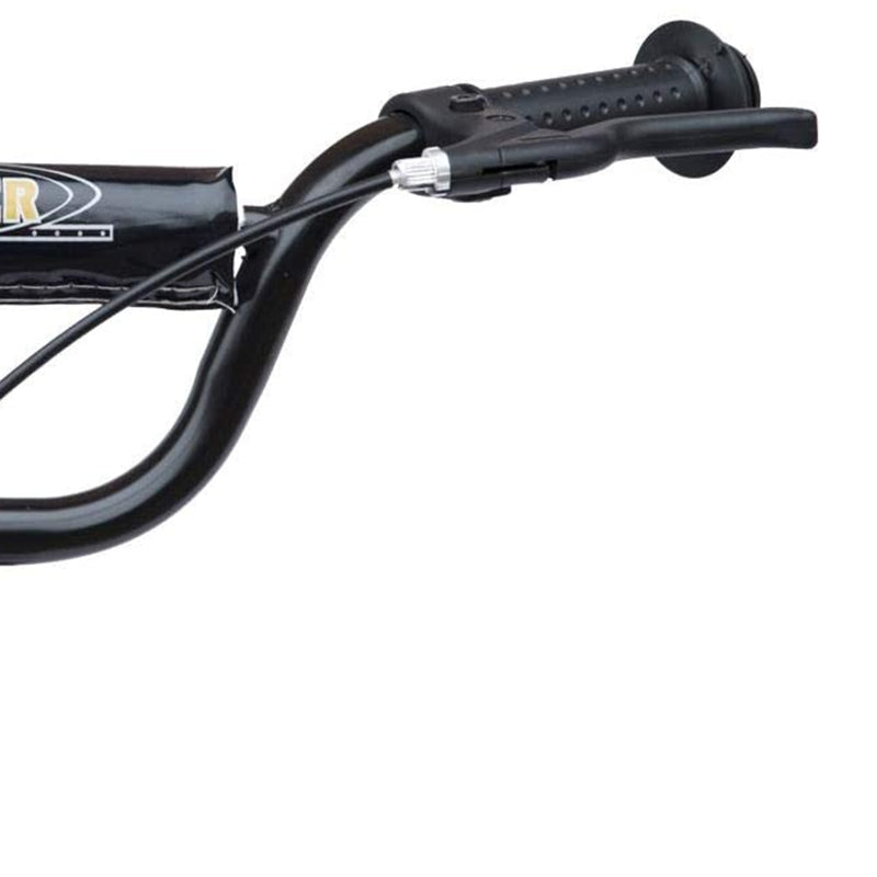 Kids' Kick Scooter with Rear Brake and Height Adjustable Handlebars, Red Steel