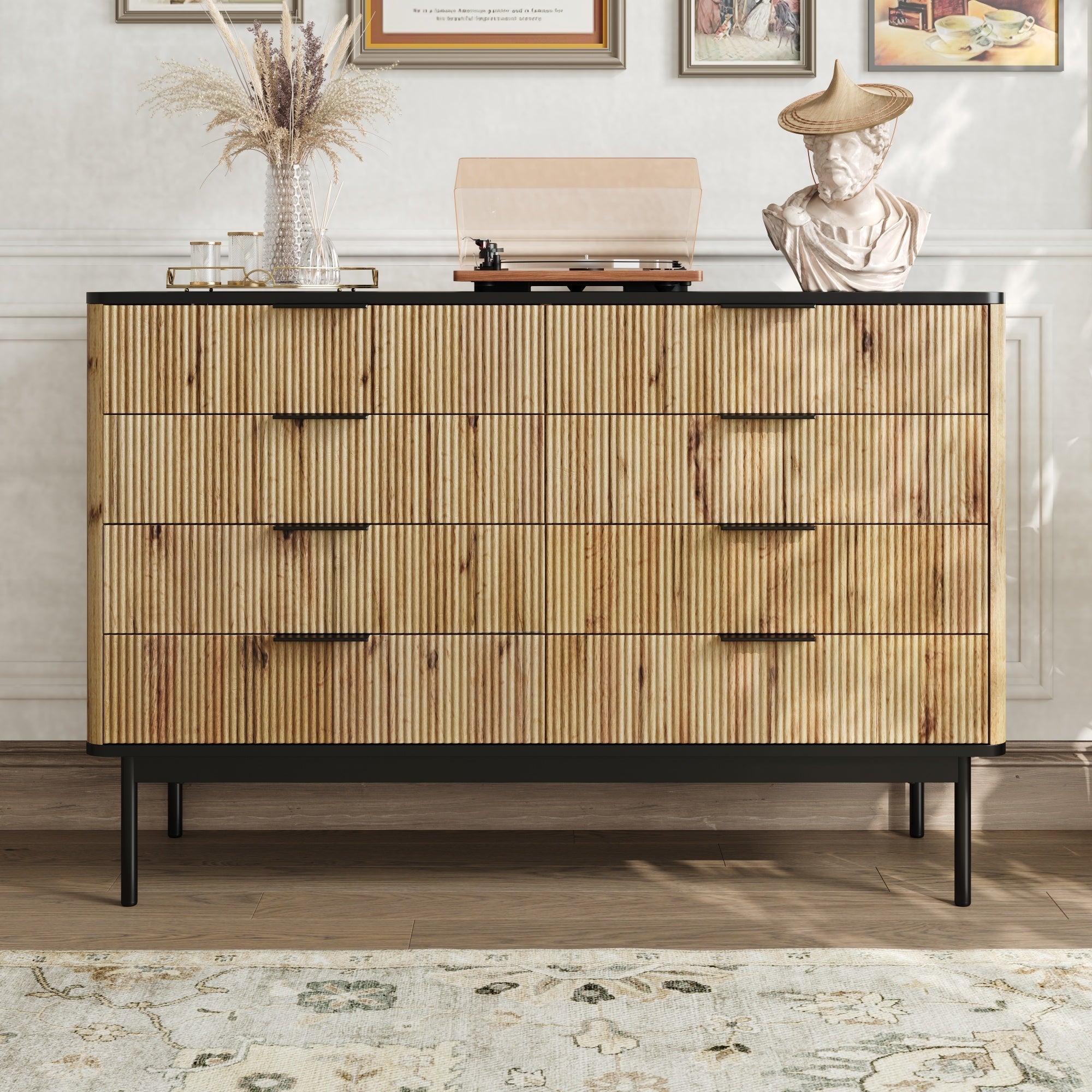 Modern Storage Sideboard Cabinet 120x39.5x80cm