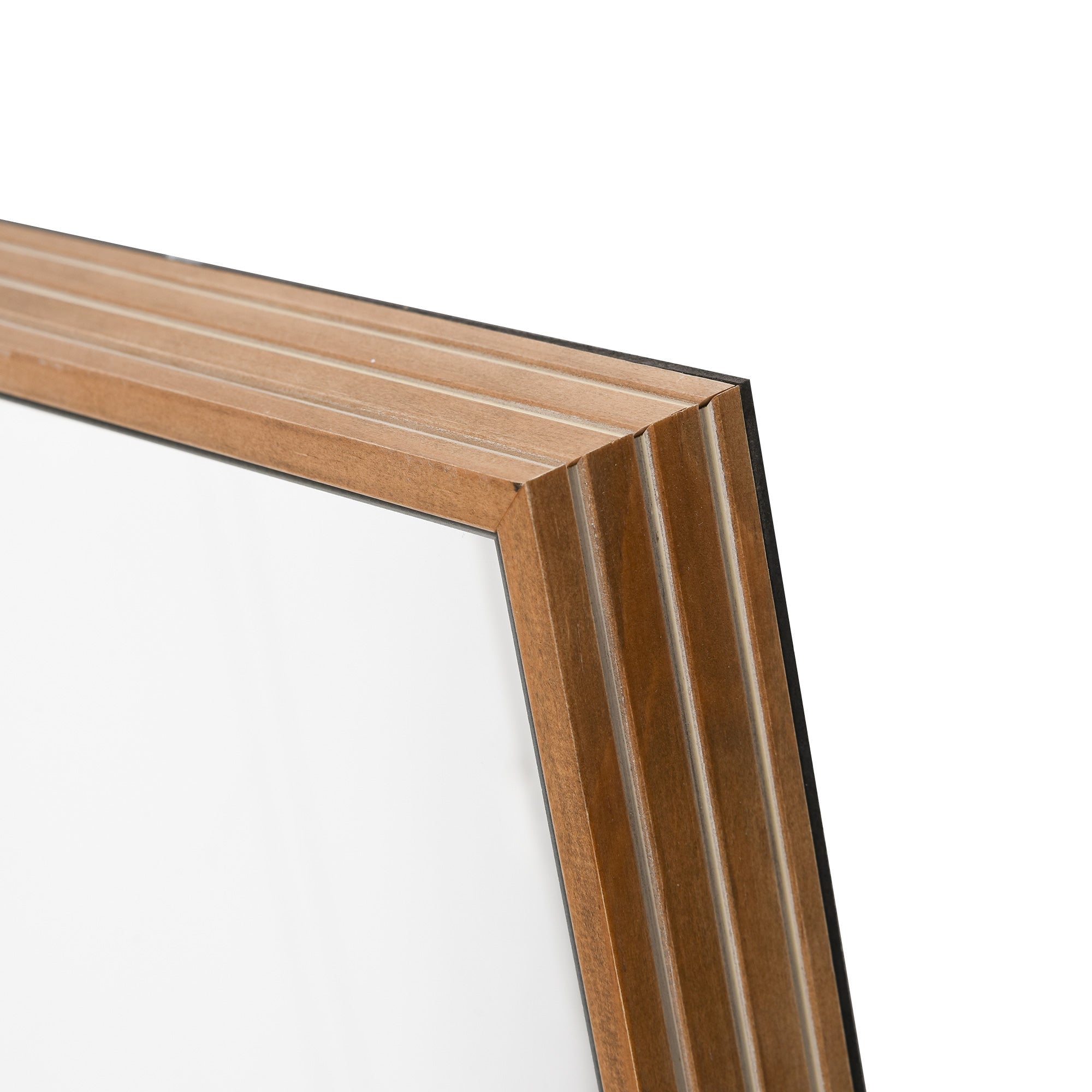 Ganzkörperspiegel mit Holzrahmen, Natur, 125x45cm