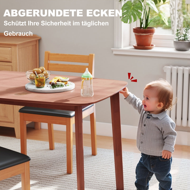 Esstisch, Landhausstil 150 x 80 cm, Holz Braun
