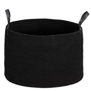 Laundry Basket 88L Foldable with Handle, Black