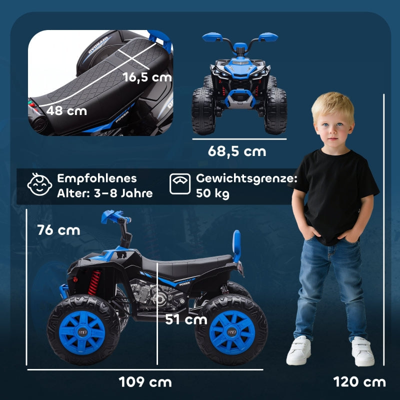 Children's Electric Quad Bike with 24V Battery and MP3 Function