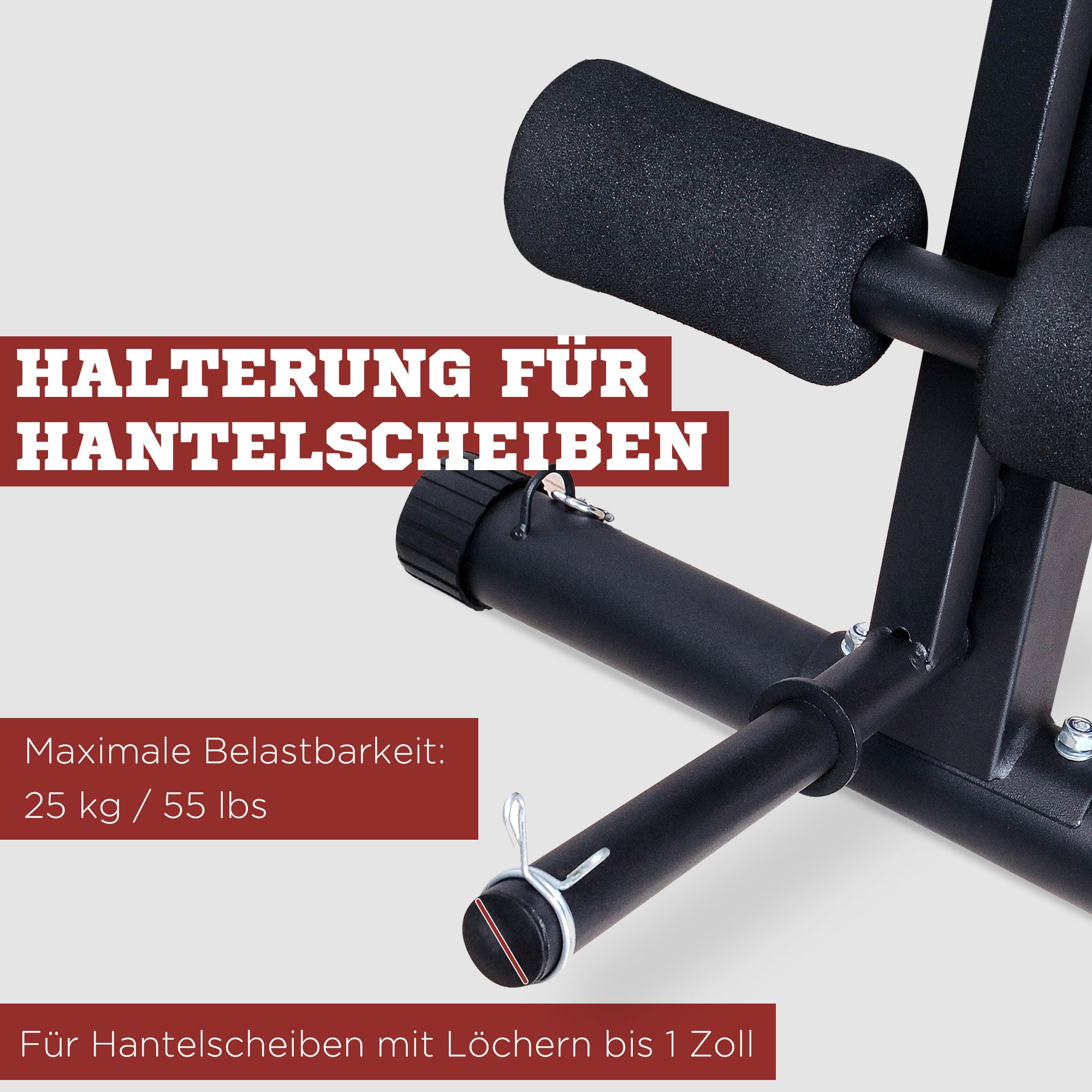 Multifunctional Weight Bench, Multi-Gym Spring Booster, 120kg, Black