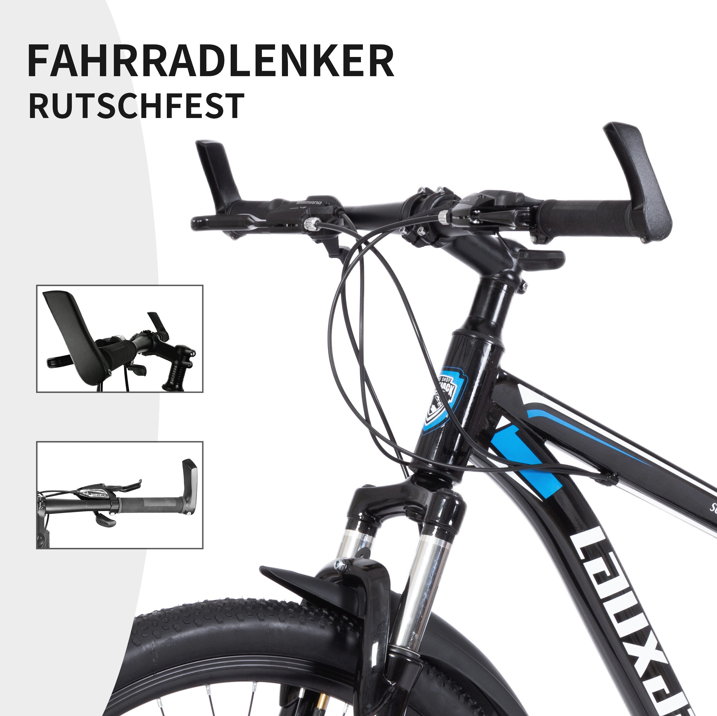 26-inch Hardtail Mountain Bike, 21-Speed Shimano Tourney with Disc Brakes, Steel