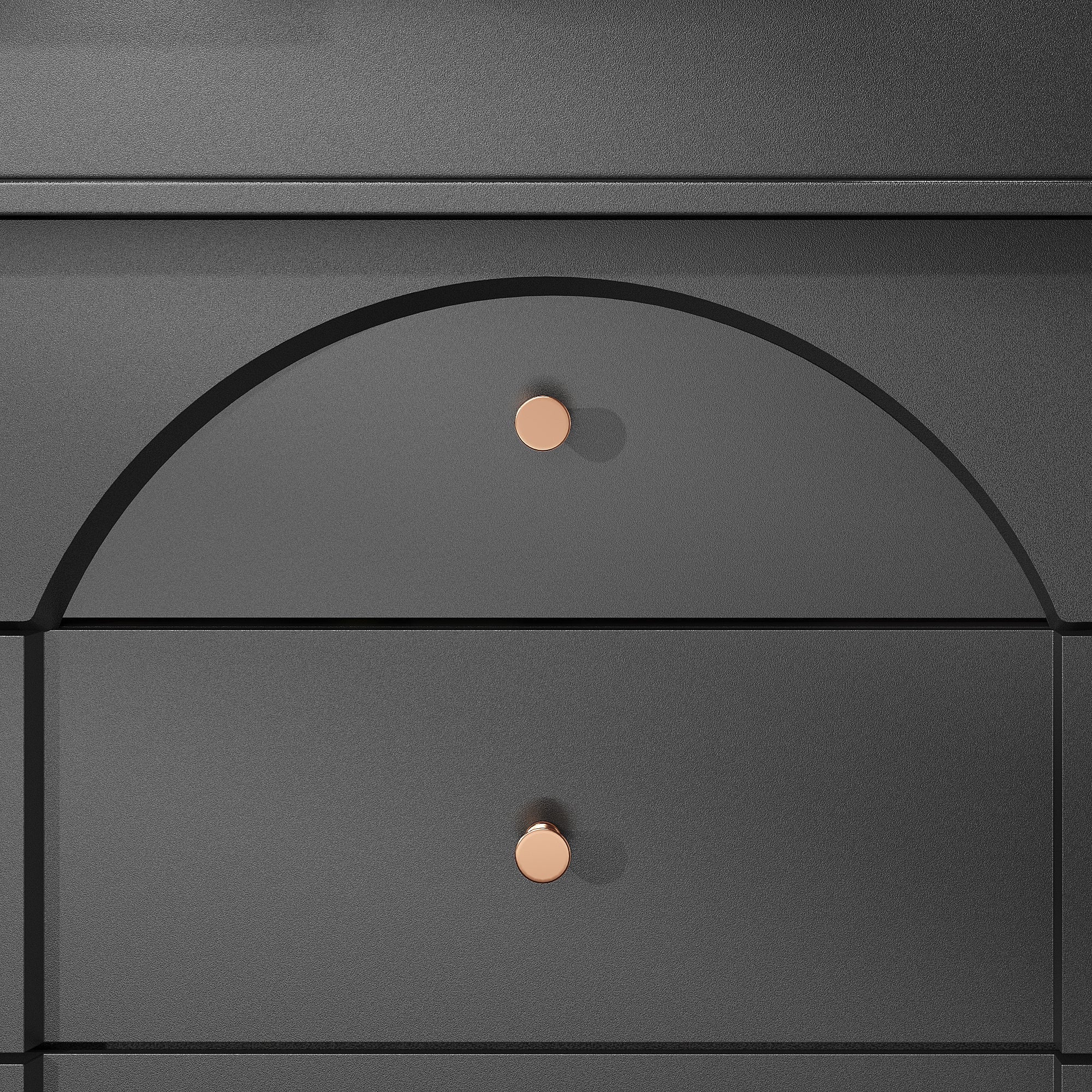 Telescopic Dining Table, 110-140 x 80 cm, Extendable for 4-6 People, Minimalist Design, Black