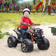 12V Children's Vehicle with MP3 Player and Headlights, Orange