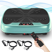 Vibration Plate Training Device, Whole Body Fitness Platform with Resistance Bands, Home Equipment