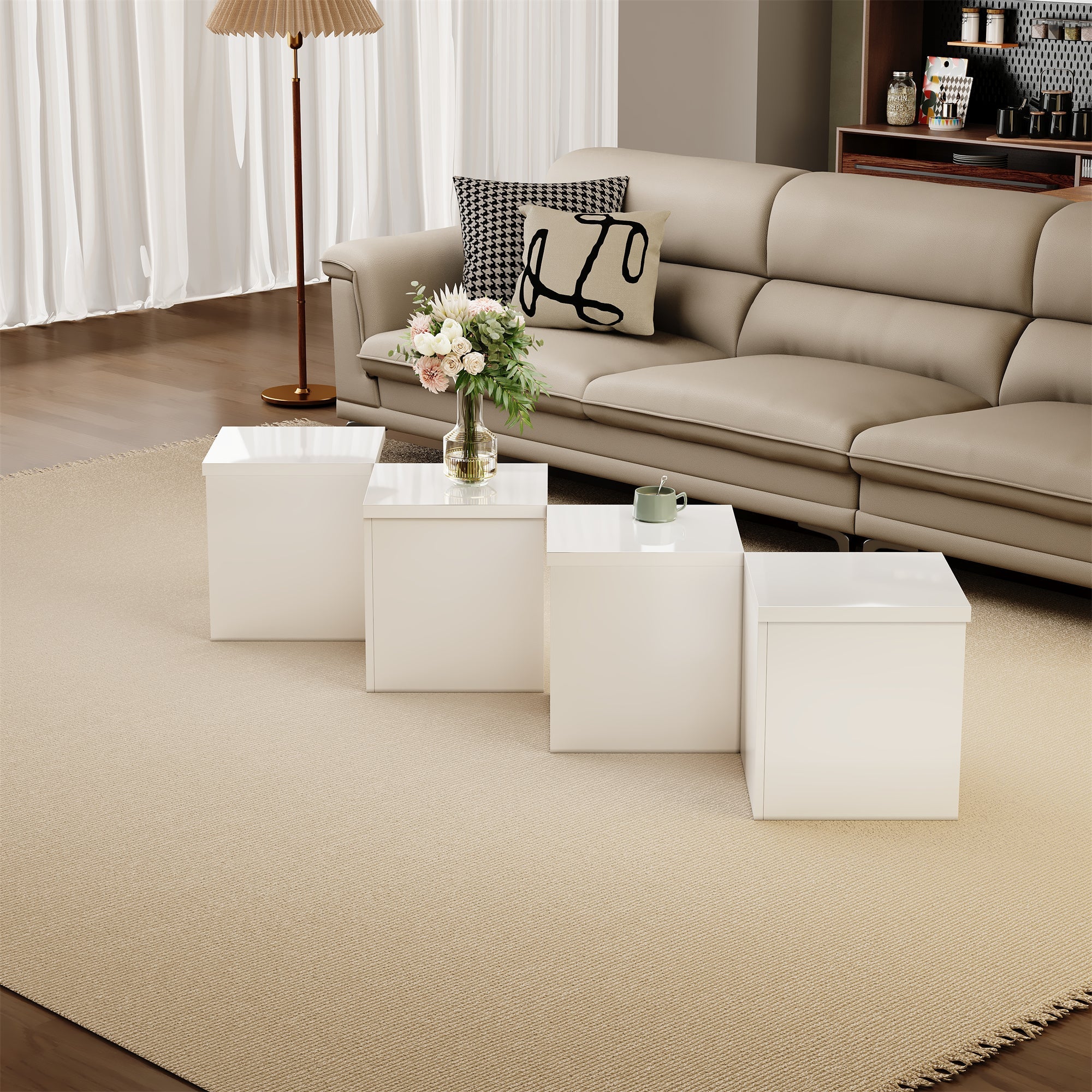 Coffee Table, DIY High Gloss Free Combination