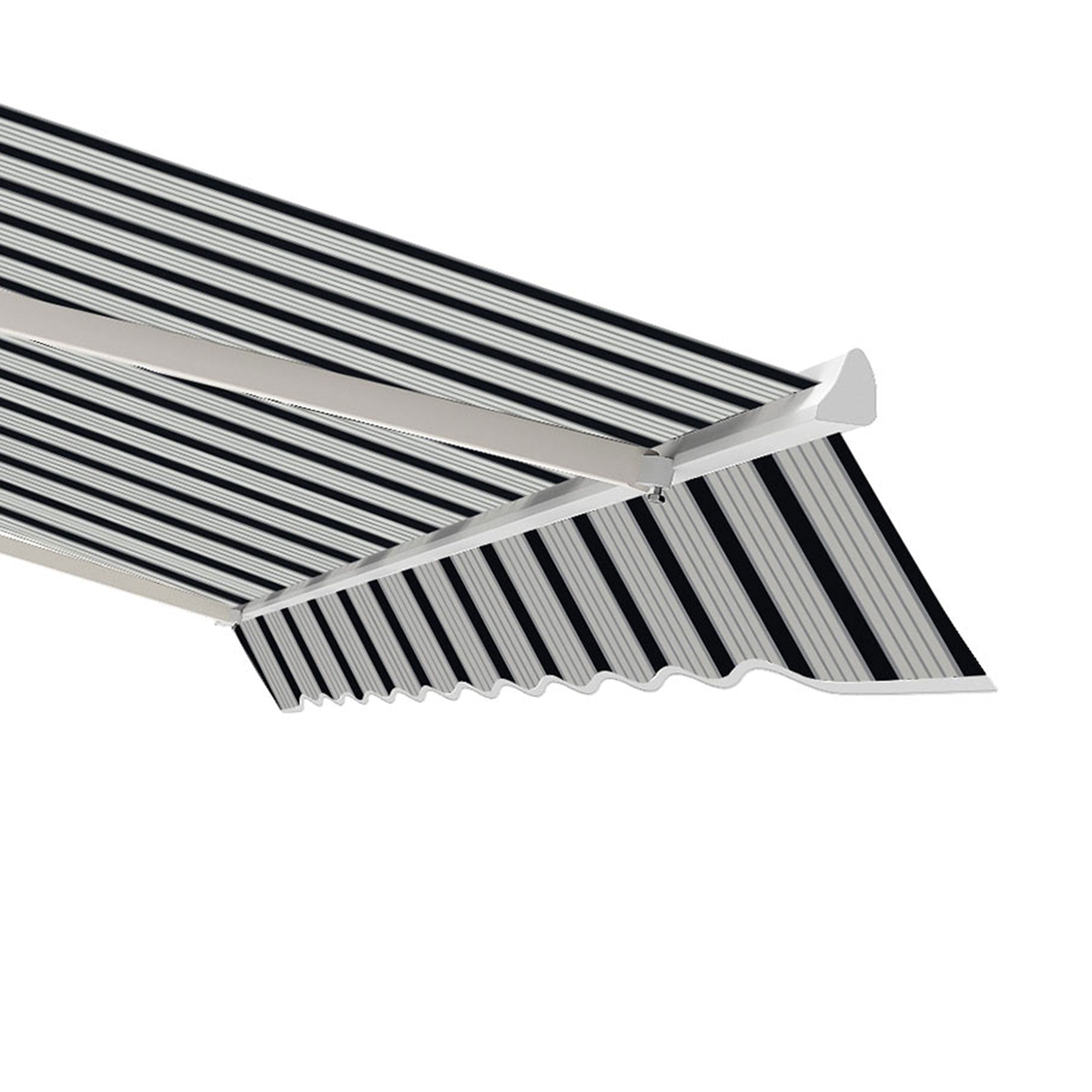 Manual Retractable Awning 4x3 m Blue/White