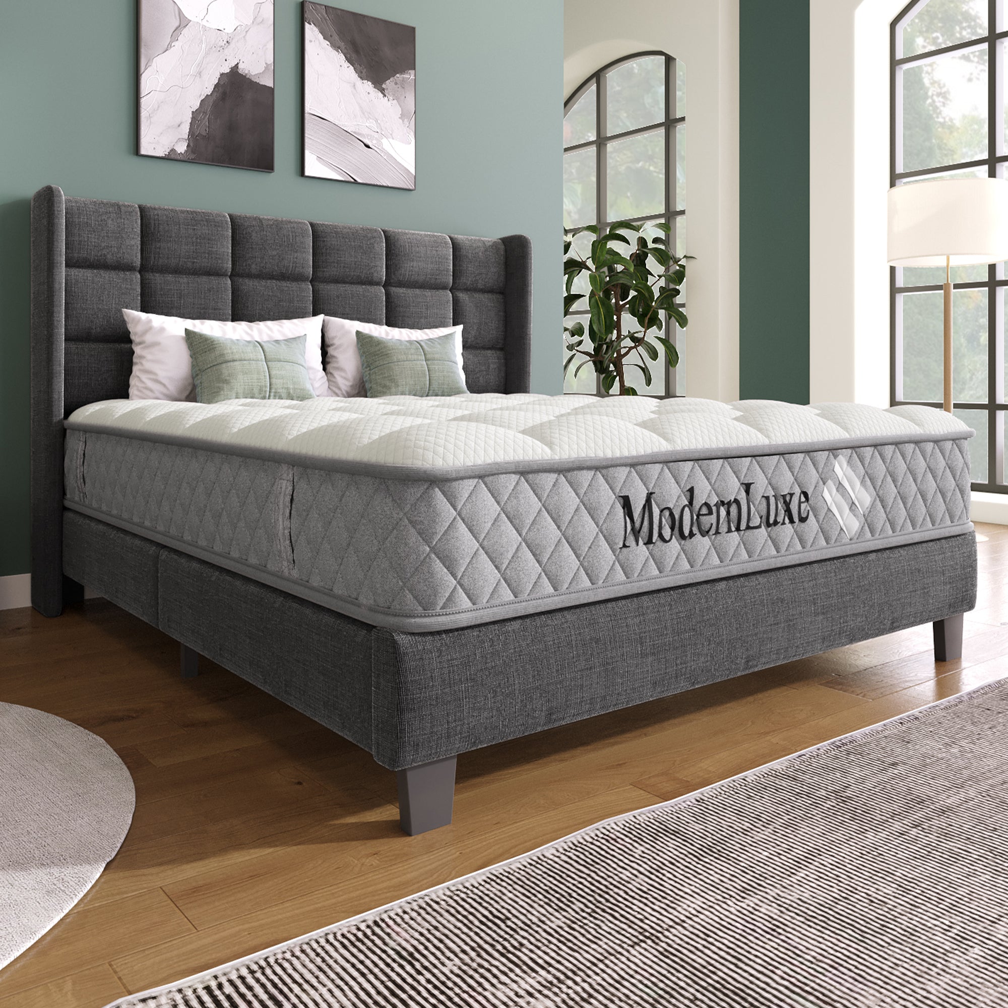 Orthopedic cold foam Queen mattress 160x200cm, H3 medium firm, 20cm height
